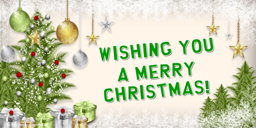 Wishing you a Merry Christmas!