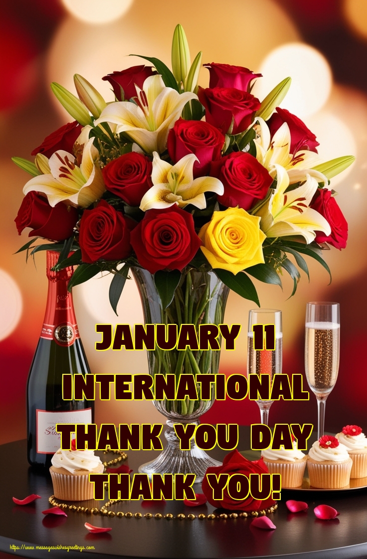 January 11 International Thank You Day Thank you!