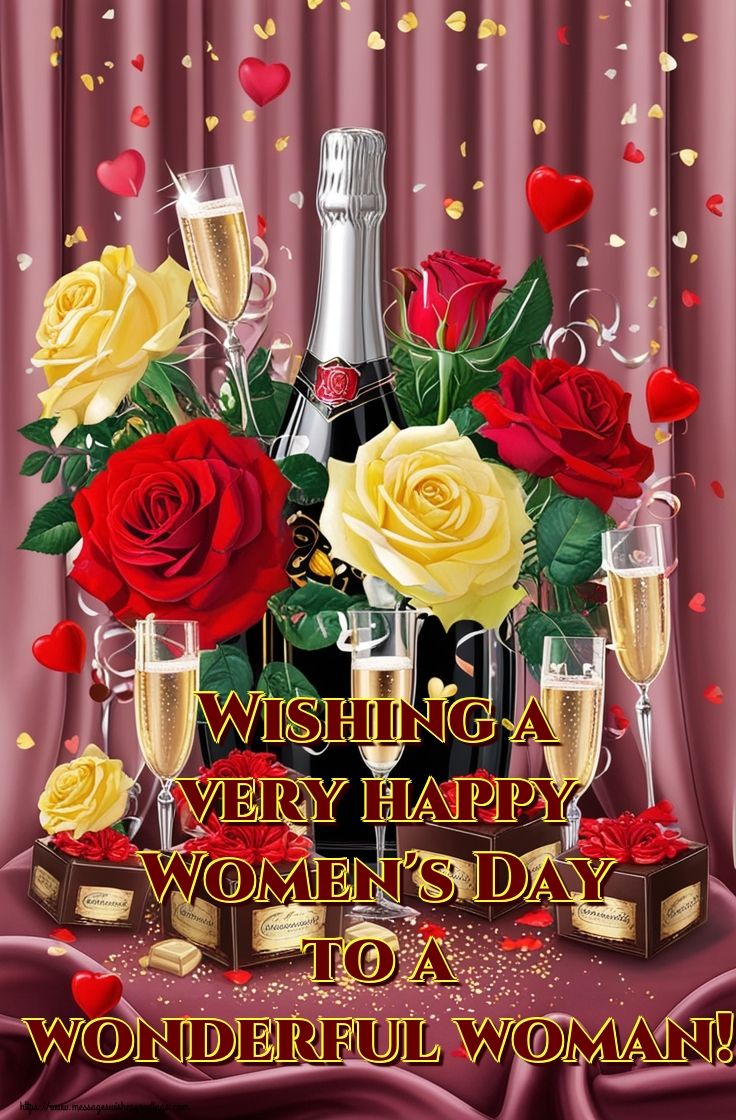 Wishing a very happy Women's Day to a wonderful woman!