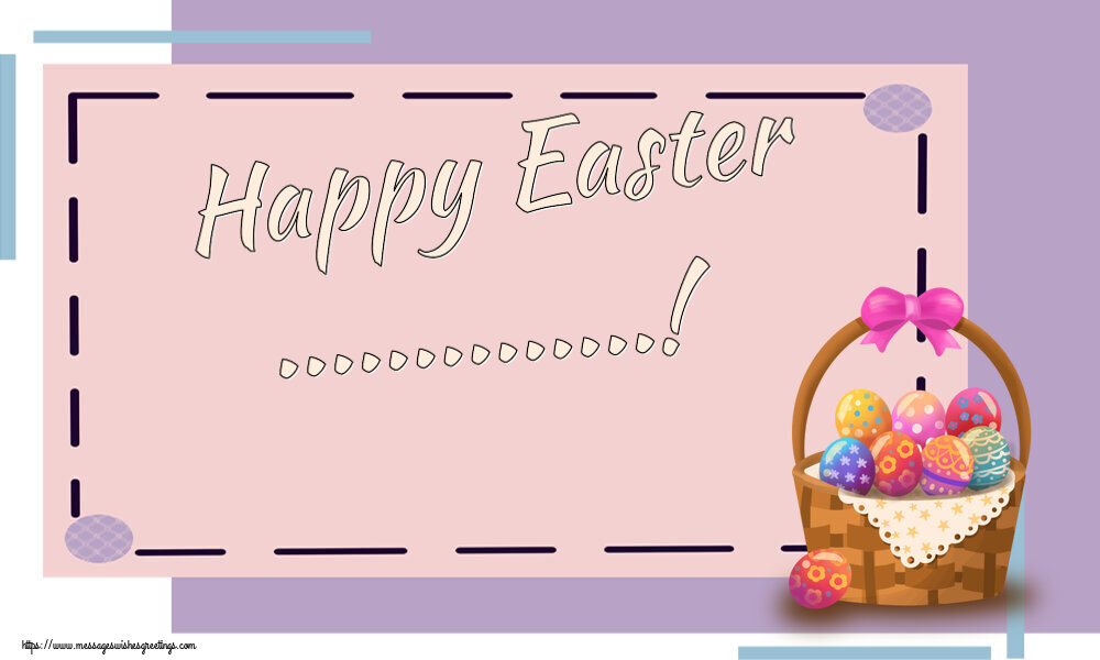 Custom Greetings Cards for Easter - Happy Easter ...!