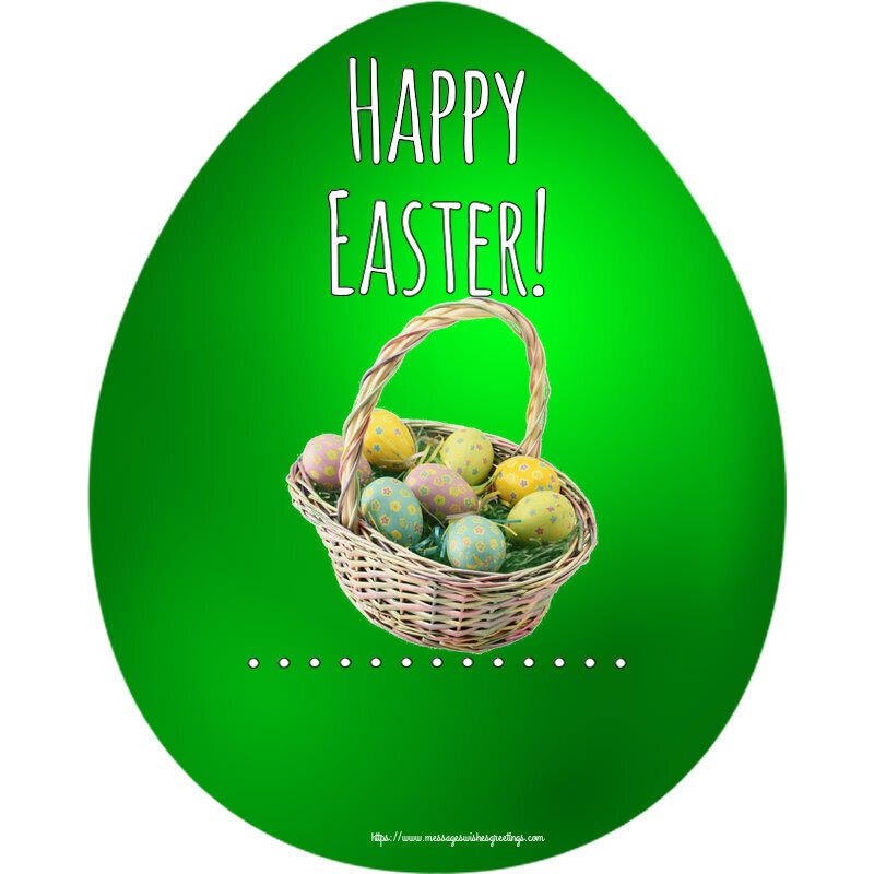 Custom Greetings Cards for Easter - Happy Easter! ...