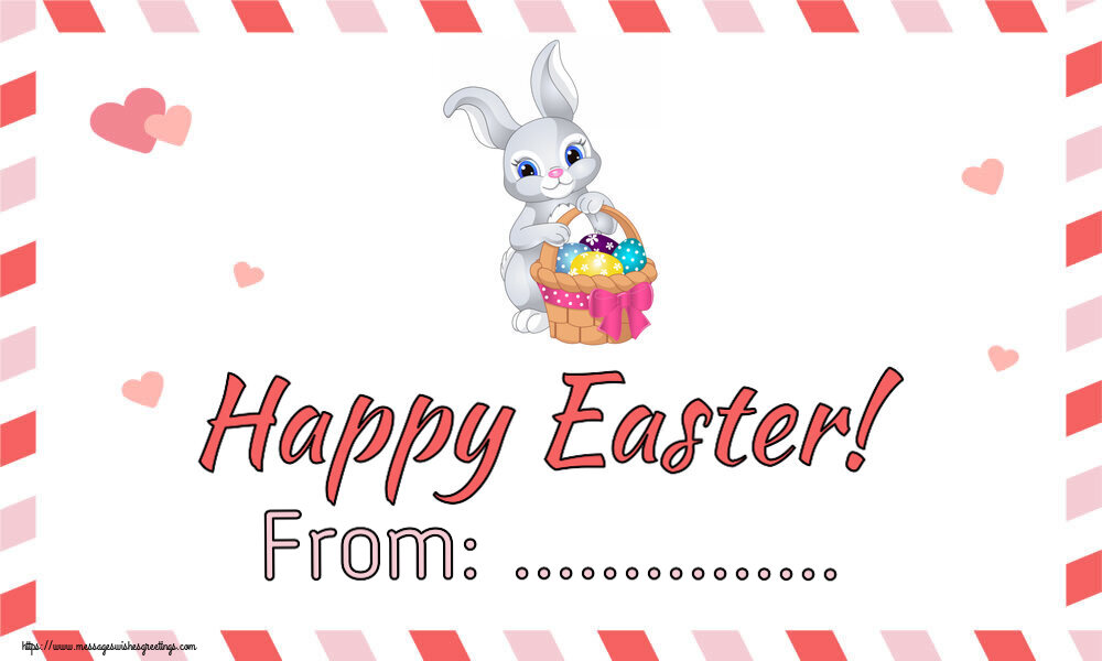 Custom Greetings Cards for Easter - Happy Easter! From: ...