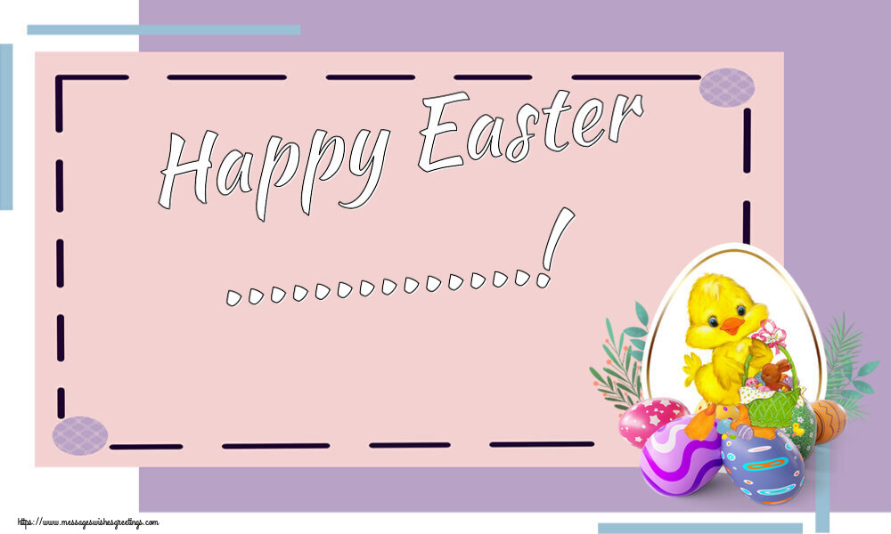 Custom Greetings Cards for Easter - Rabbit | Happy Easter ...!