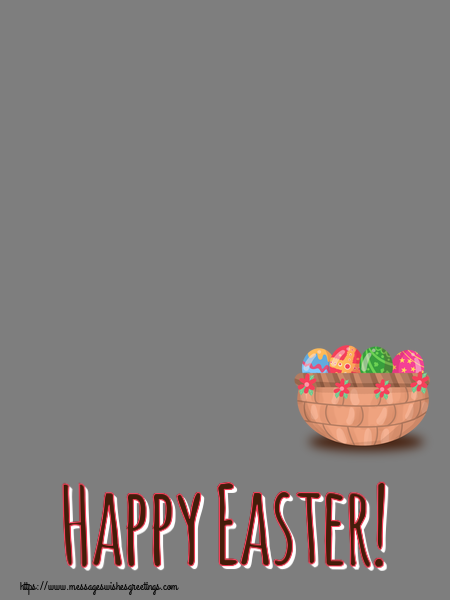 Custom Greetings Cards for Easter - Happy Easter! - Photo Frame