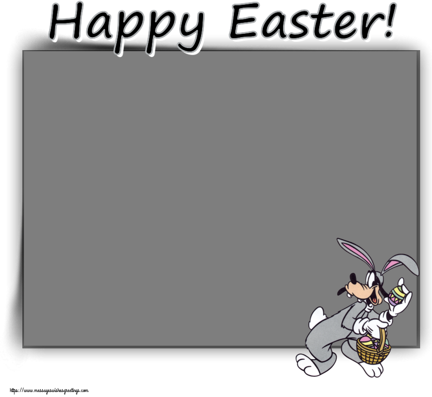 Custom Greetings Cards for Easter - Happy Easter! - Photo Frame