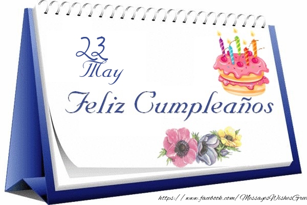 Greetings Cards of 23 May - 23 May Happy birthday