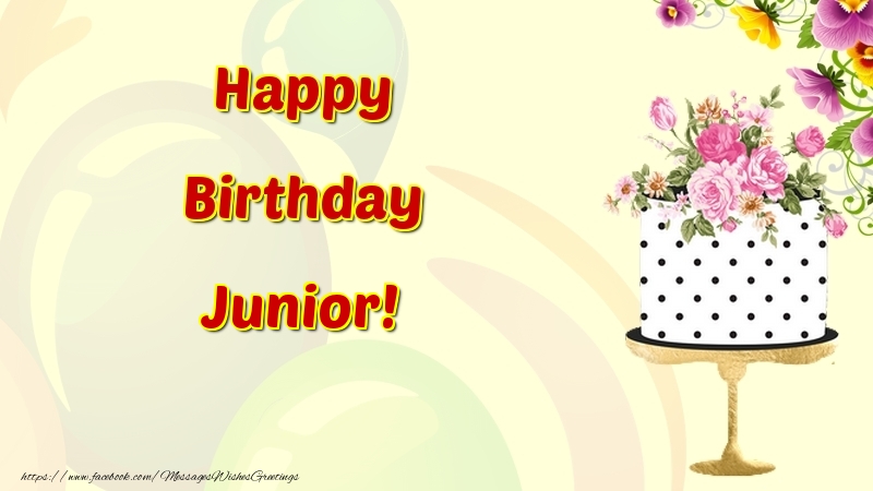 Greetings Cards for Birthday - Happy Birthday Junior