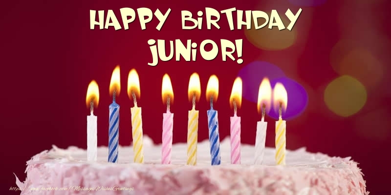 Greetings Cards for Birthday - Cake - Happy Birthday Junior!