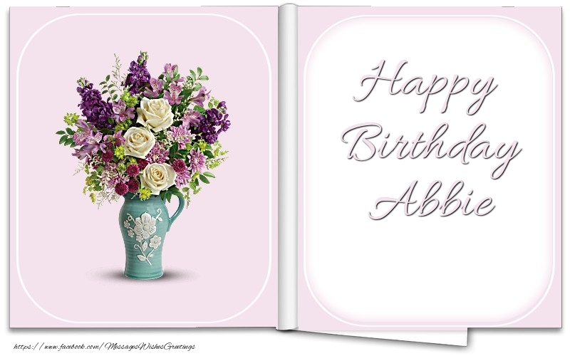 Greetings Cards for Birthday - Happy Birthday Abbie