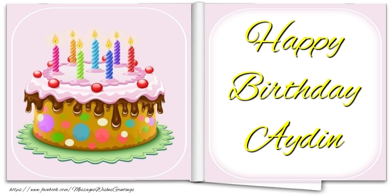 Greetings Cards for Birthday - Happy Birthday Aydin