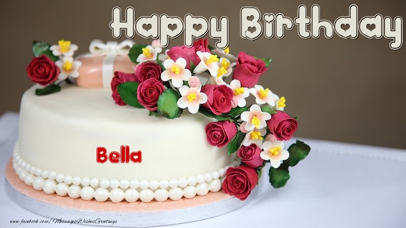 Greetings Cards for Birthday - Cake | Happy Birthday, Bella!