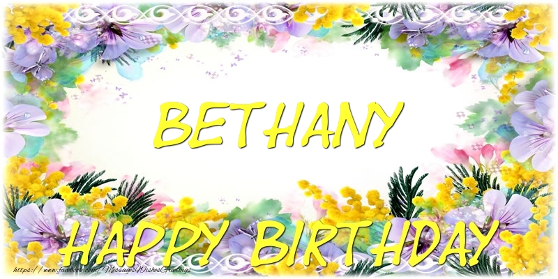  Greetings Cards for Birthday - Flowers | Happy Birthday Bethany