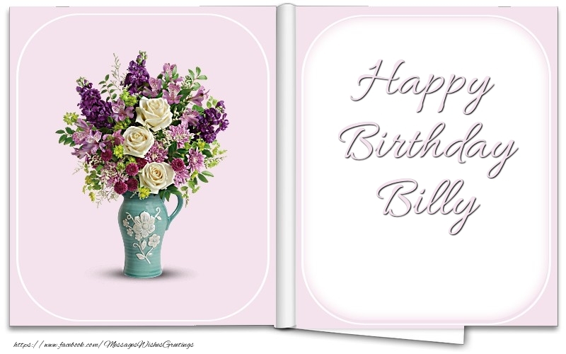 Greetings Cards for Birthday - Happy Birthday Billy