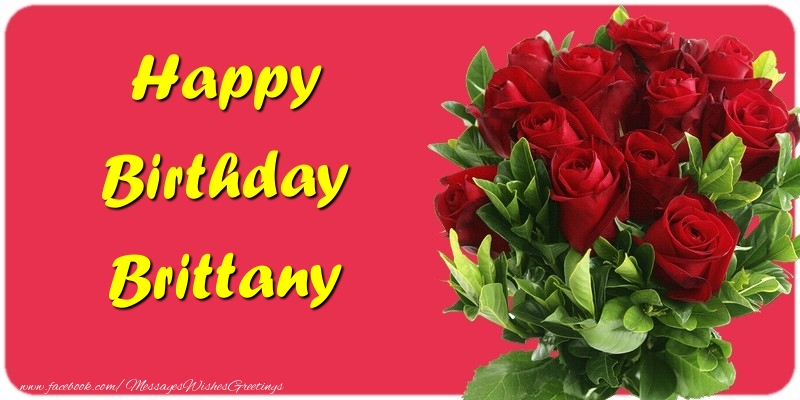 Greetings Cards for Birthday - Happy Birthday Brittany