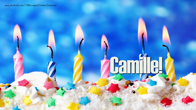 Greetings Cards for Birthday - Happy birthday, Camille!