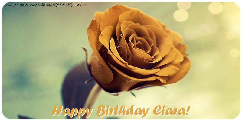 Greetings Cards for Birthday - Happy Birthday Ciara!