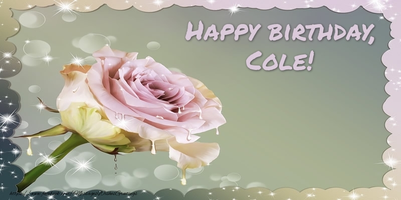 Greetings Cards for Birthday - Roses | Happy birthday, Cole