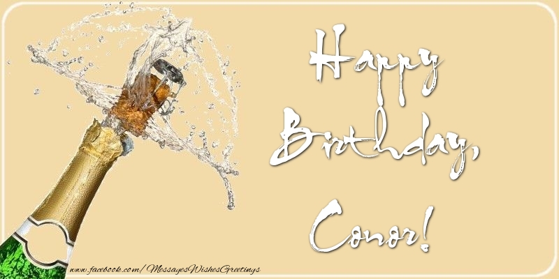 Greetings Cards for Birthday - Champagne | Happy Birthday, Conor