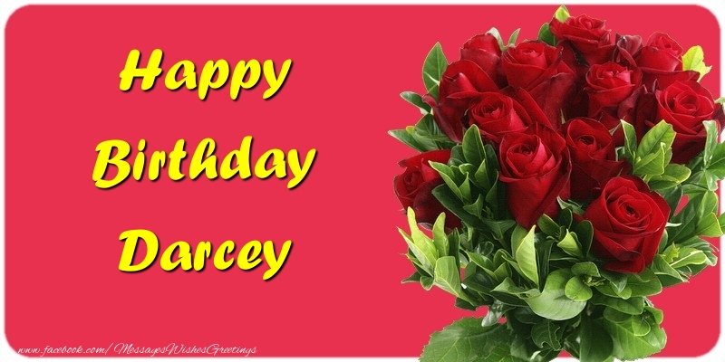 Greetings Cards for Birthday - Happy Birthday Darcey