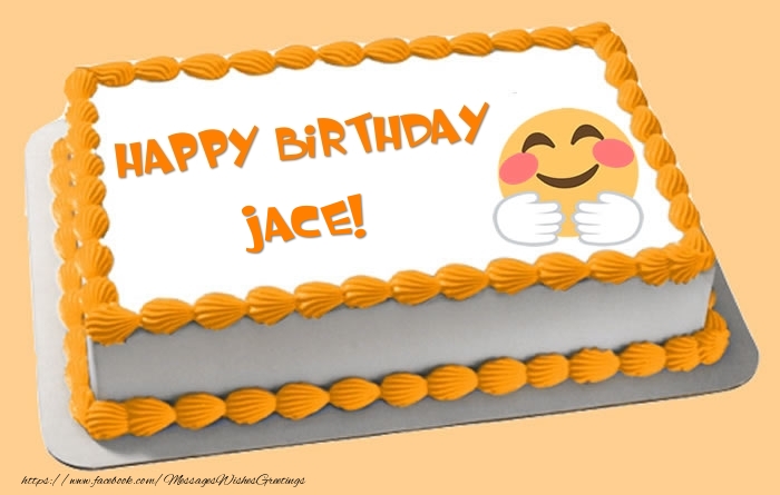 Greetings Cards for Birthday - Happy Birthday Jace! Cake