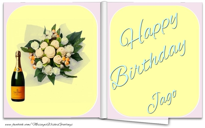 Greetings Cards for Birthday - Happy Birthday Jago