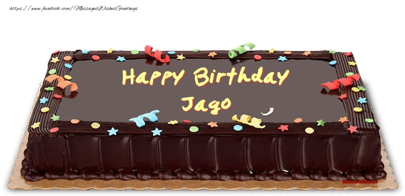 Greetings Cards for Birthday - Cake | Happy Birthday Jago