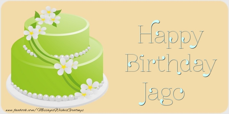 Greetings Cards for Birthday - Cake | Happy Birthday Jago