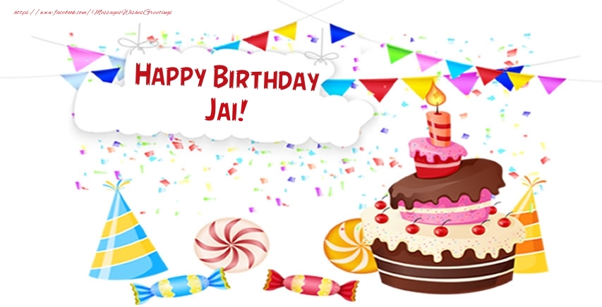 Greetings Cards for Birthday - Happy Birthday Jai!