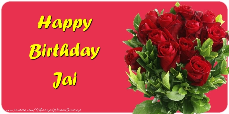 Greetings Cards for Birthday - Happy Birthday Jai