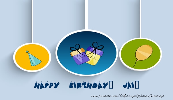  Greetings Cards for Birthday - Gift Box & Party | Happy Birthday, Jai!