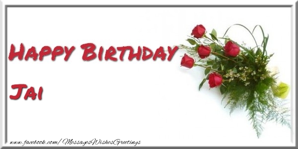 Greetings Cards for Birthday - Bouquet Of Flowers | Happy Birthday Jai