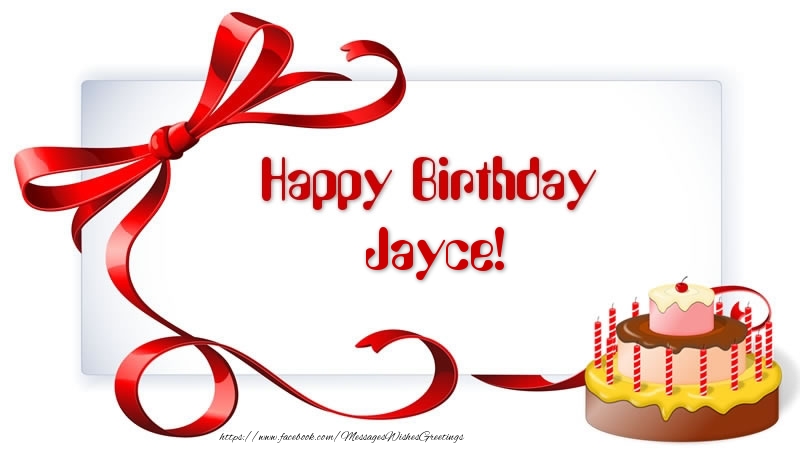 Greetings Cards for Birthday - Happy Birthday Jayce!