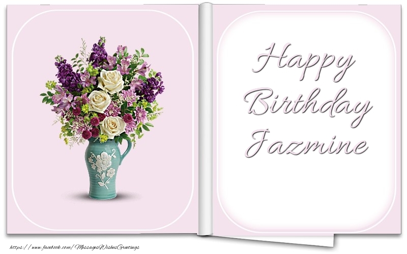 Greetings Cards for Birthday - Happy Birthday Jazmine