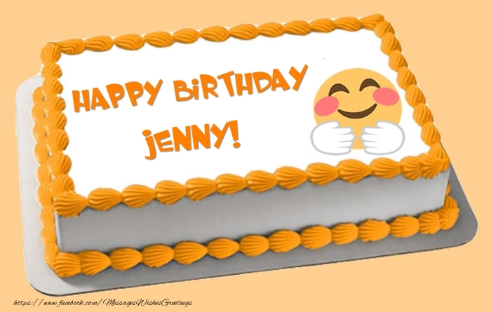 Greetings Cards for Birthday -  Happy Birthday Jenny! Cake