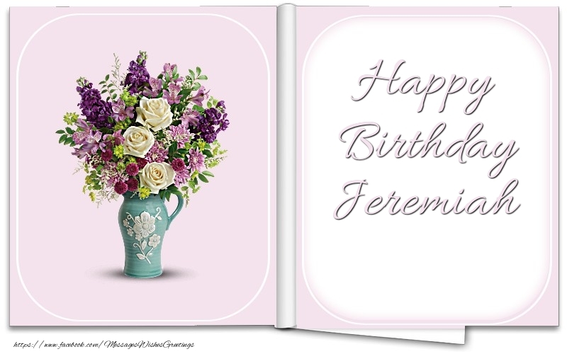 Greetings Cards for Birthday - Happy Birthday Jeremiah