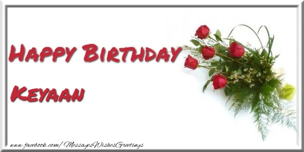  Greetings Cards for Birthday - Bouquet Of Flowers | Happy Birthday Keyaan