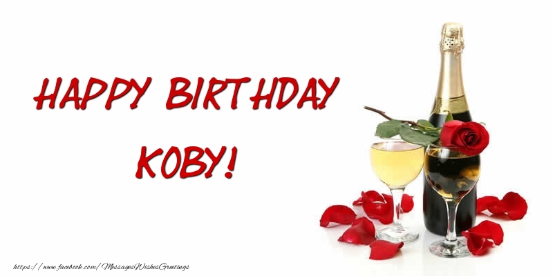 Greetings Cards for Birthday - Happy Birthday Koby