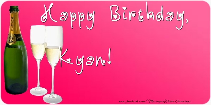 Greetings Cards for Birthday - Happy Birthday, Kyan