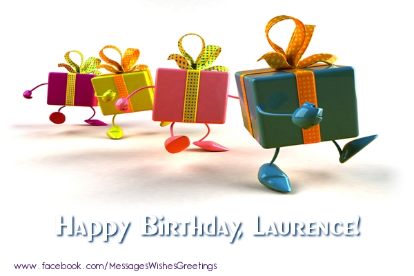  Greetings Cards for Birthday - Gift Box | La multi ani Laurence!