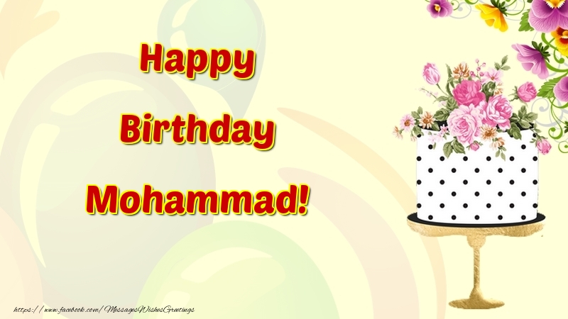 Greetings Cards for Birthday - Happy Birthday Mohammad