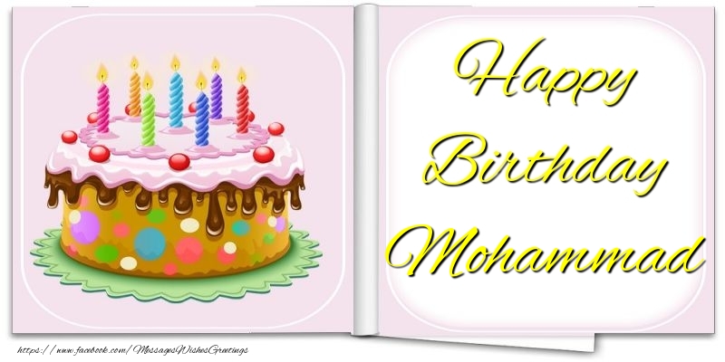 Greetings Cards for Birthday - Happy Birthday Mohammad