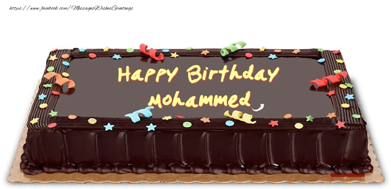 Greetings Cards for Birthday - Cake | Happy Birthday Mohammed