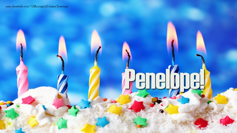 Greetings Cards for Birthday - Happy birthday, Penelope!