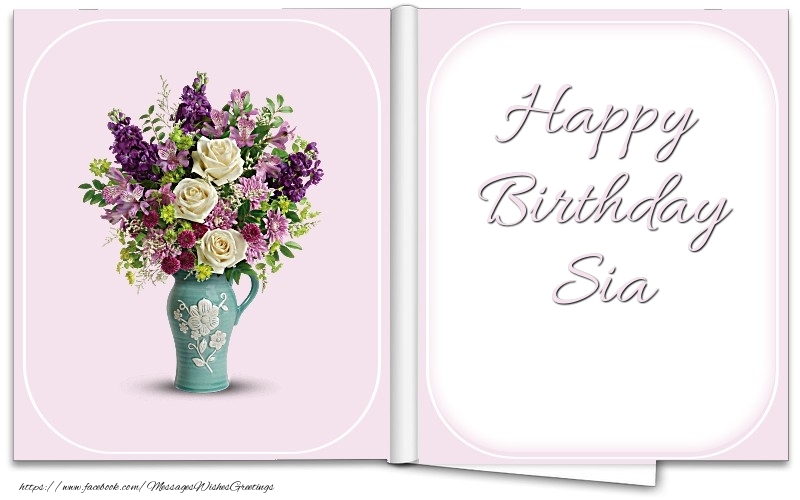 Greetings Cards for Birthday - Bouquet Of Flowers | Happy Birthday Sia