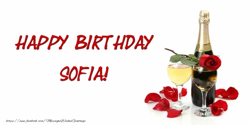 Greetings Cards for Birthday - Happy Birthday Sofia