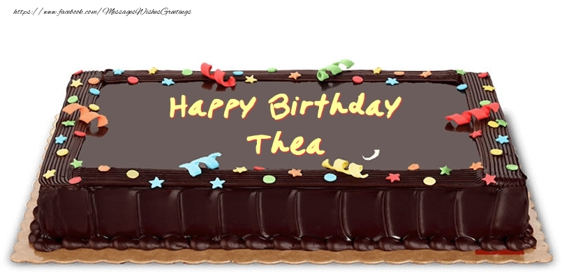 Greetings Cards for Birthday - Happy Birthday Thea