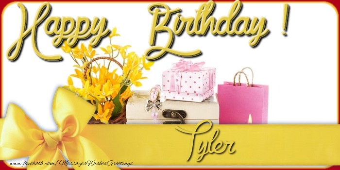 Greetings Cards for Birthday - Happy Birthday Tyler