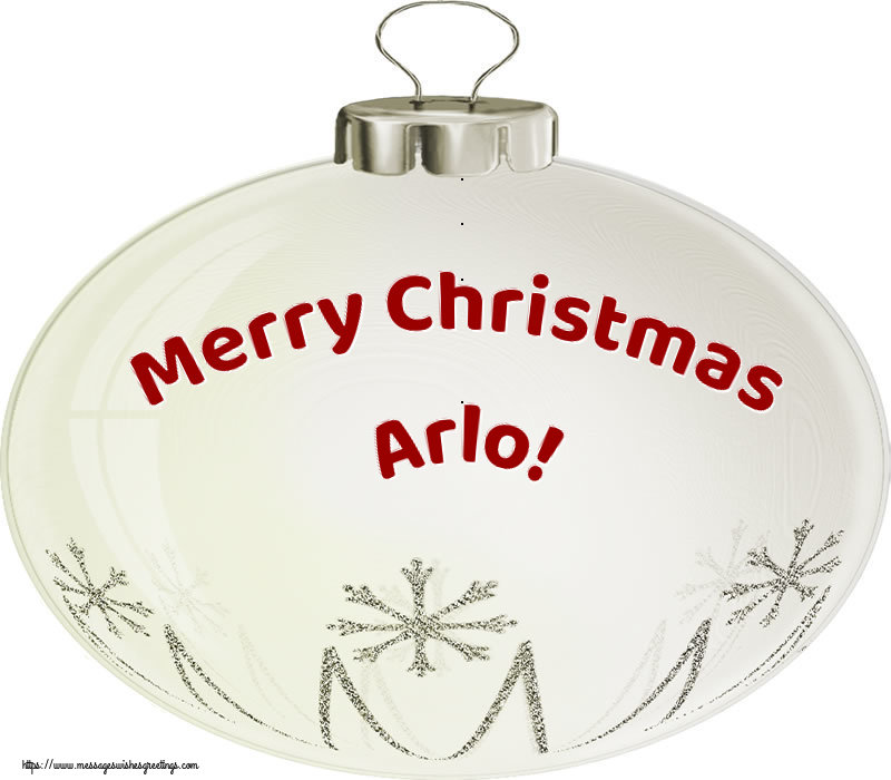 Greetings Cards for Christmas - Merry Christmas Arlo!