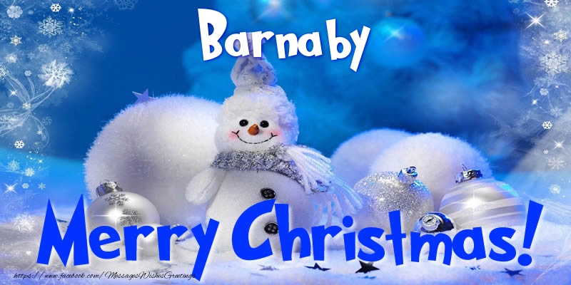  Greetings Cards for Christmas - Christmas Decoration & Snowman | Barnaby Merry Christmas!