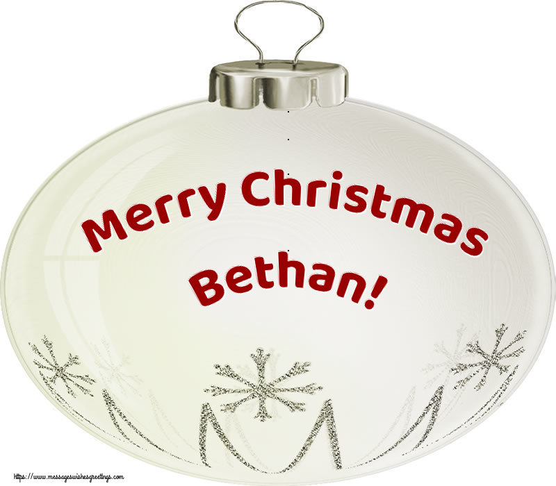  Greetings Cards for Christmas - Christmas Decoration | Merry Christmas Bethan!